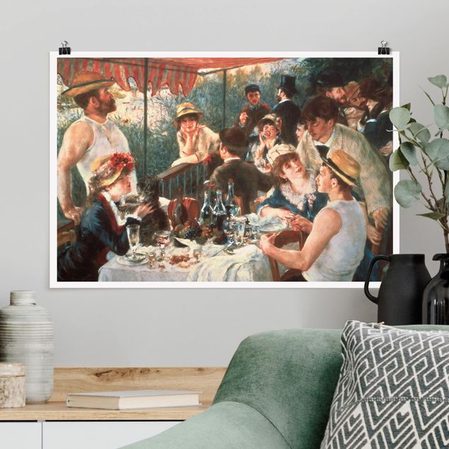 poster da parete vintage Auguste Renoir - Il pranzo della festa in barca
