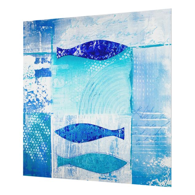 Paraschizzi in vetro - Fish In The Blue