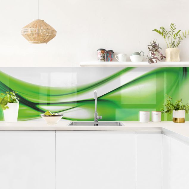 Rivestimenti cucina di plastica Tocco verde