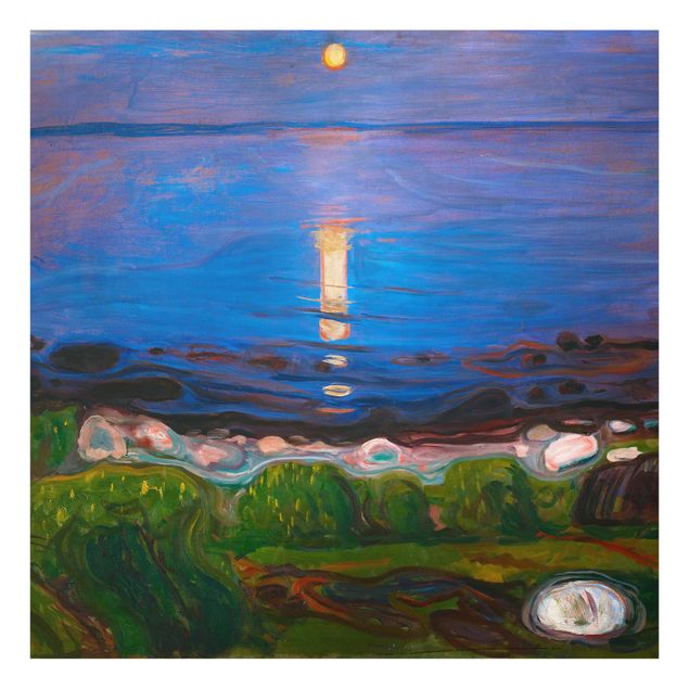 Paraschizzi in vetro - Edvard Munch - Summer Night On The Sea Beach