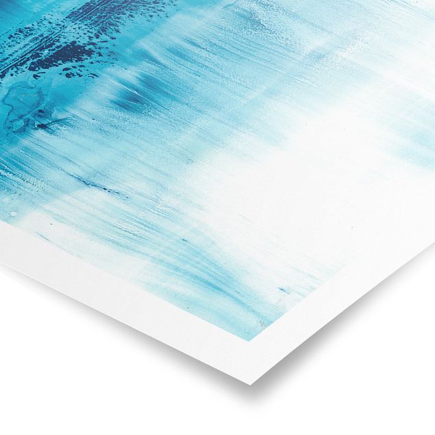 Poster - Blu Flusso II - Panorama formato orizzontale