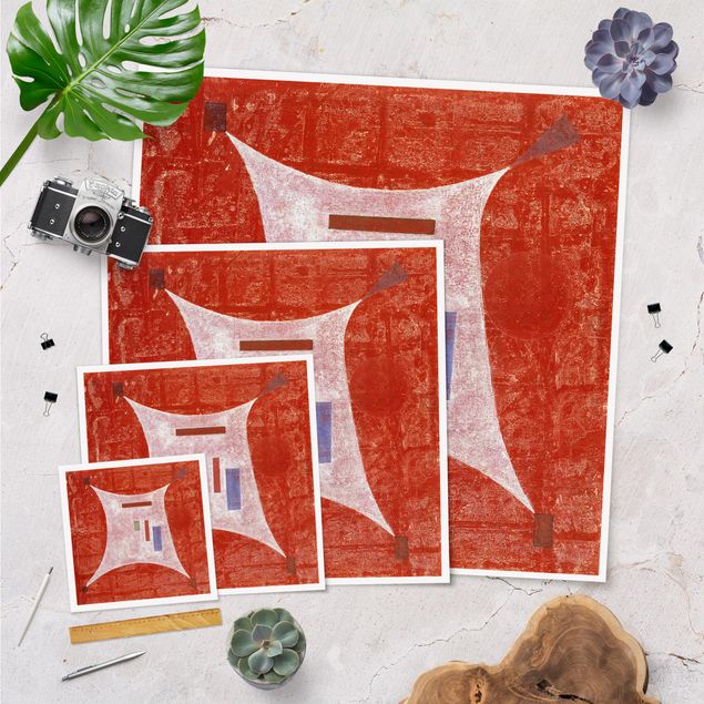 Poster - Wassily Kandinsky - Four Corners - Quadrato 1:1