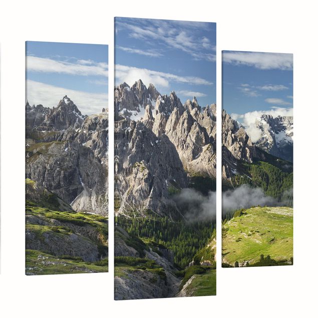 Stampa su tela 3 parti - Italian Alps - Trittico da galleria