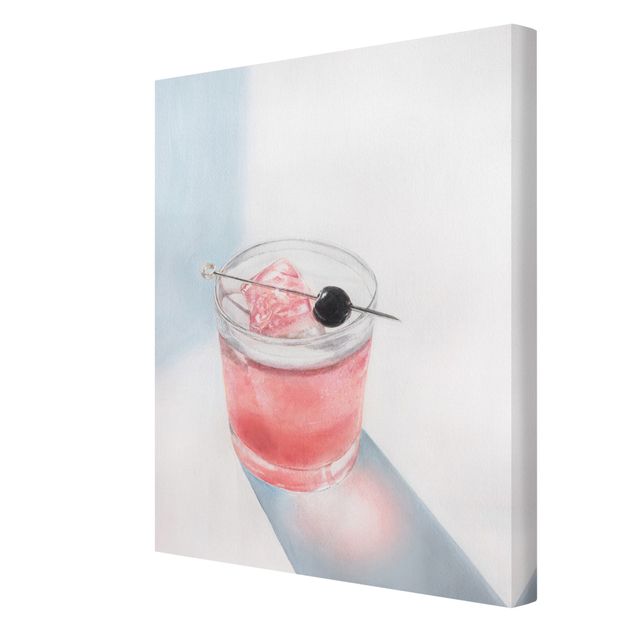 Stampa su tela - Cherry Summer Cocktail - Formato verticale 3:4