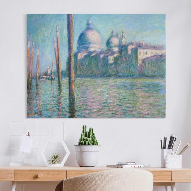 Tela Italia Claude Monet - Il Canal Grande