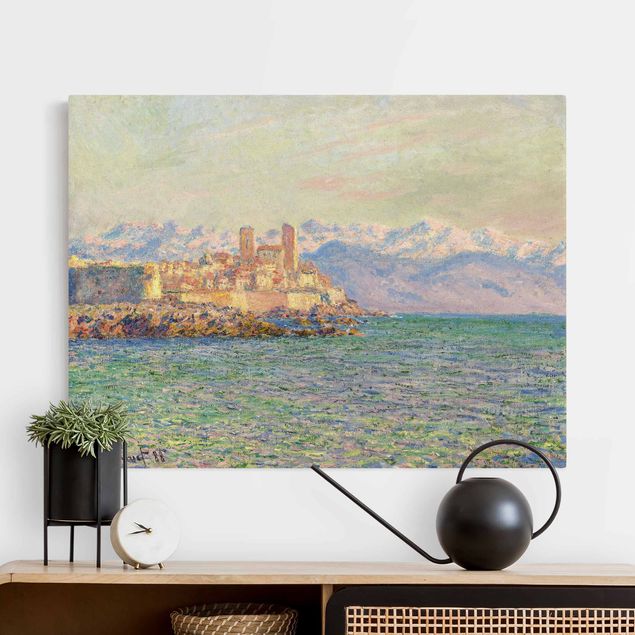 Tele con paesaggi Claude Monet - Antibes, Le Fort