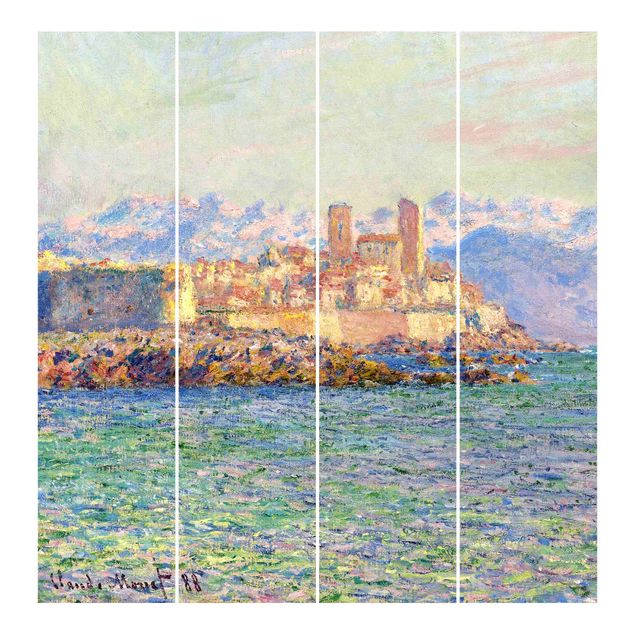 tende a pannello con binario Claude Monet - Antibes, Le Fort
