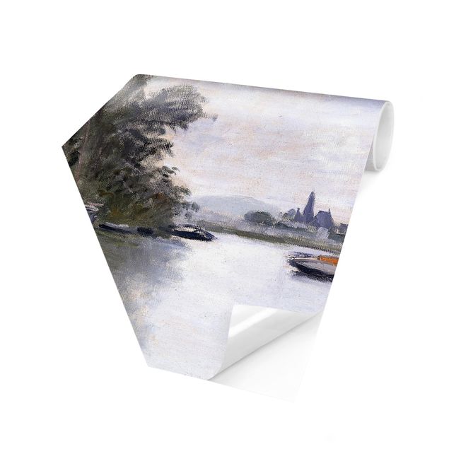 Carta da parati esagonale adesiva con disegni - Claude Monet - Argenteuil