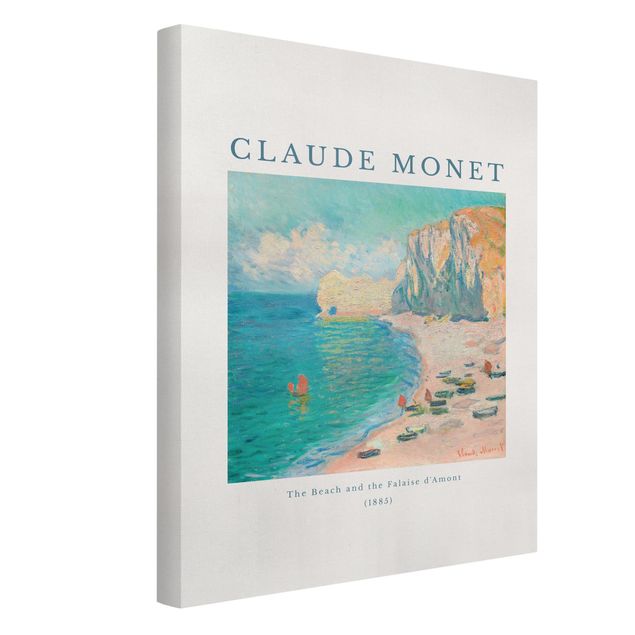 Riproduzione quadri su tela Claude Monet - La spiaggia