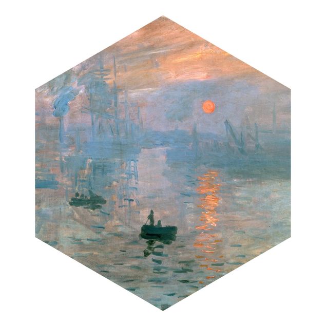 Carta da parati esagonale adesiva con disegni - Claude Monet - Impressione