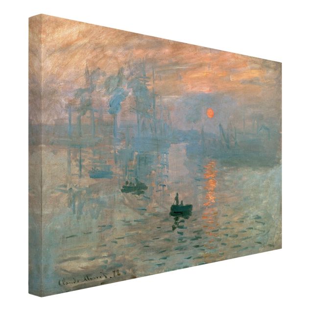 Stampa su tela - Claude Monet - Impression (Alba) - Orizzontale 4:3
