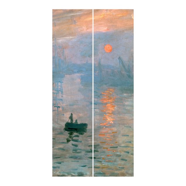 Tende scorrevoli su binario Claude Monet - Impressione (alba)