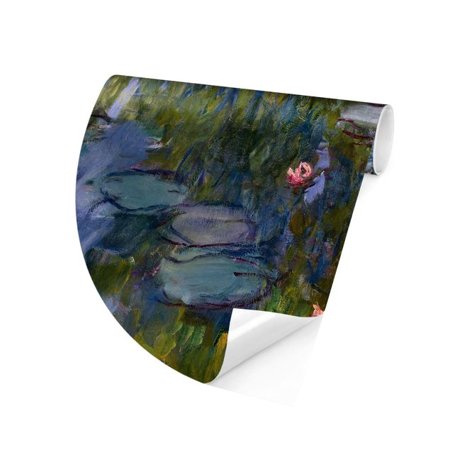 Carta da parati rotonda autoadesiva - Claude Monet - Ninfee (Nympheas)