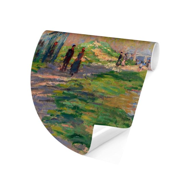 Carta da parati rotonda autoadesiva - Claude Monet - Il suo