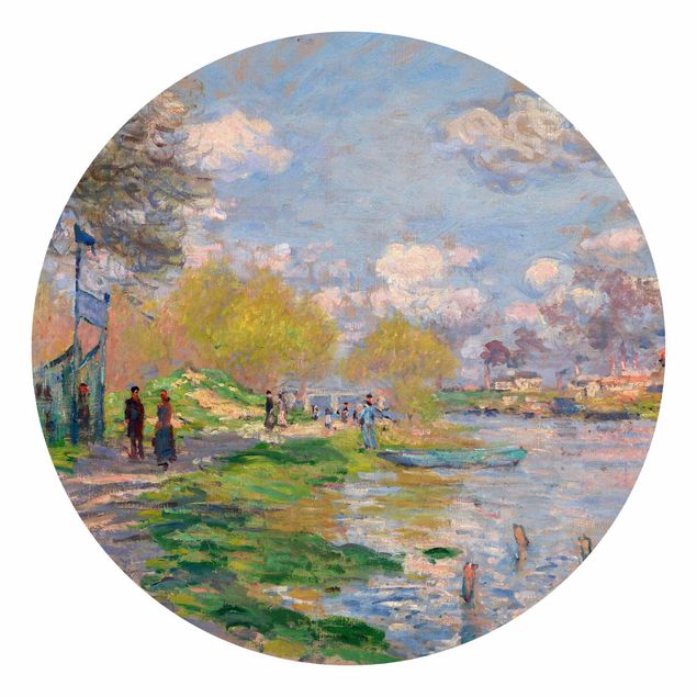Carta da parati rotonda autoadesiva - Claude Monet - Il suo