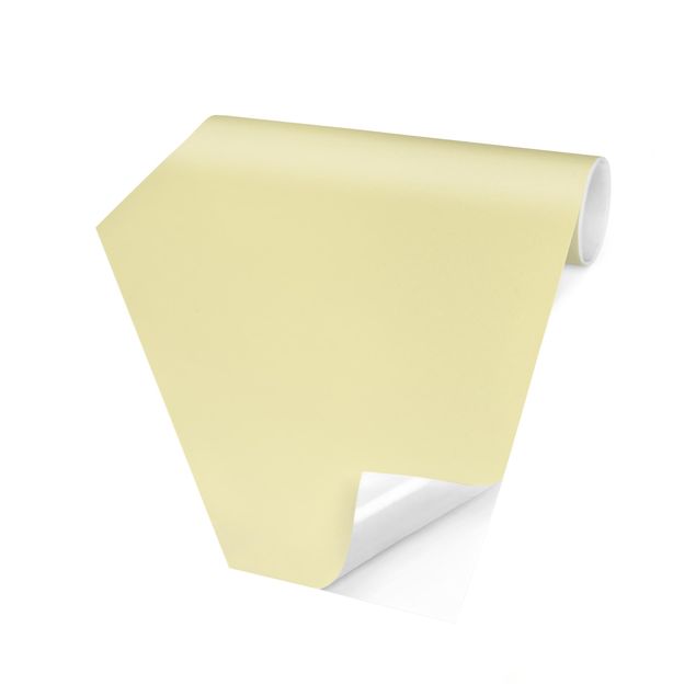Carta da parati esagonale adesiva con disegni - Colour Crème