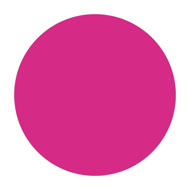 Tappeto in vinile rotondo - Colour Pink