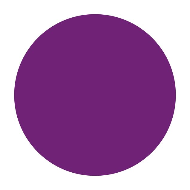Tappeto in vinile rotondo - Colour Purple