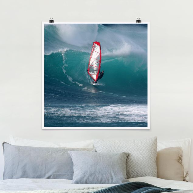Poster - il Surfer - Quadrato 1:1