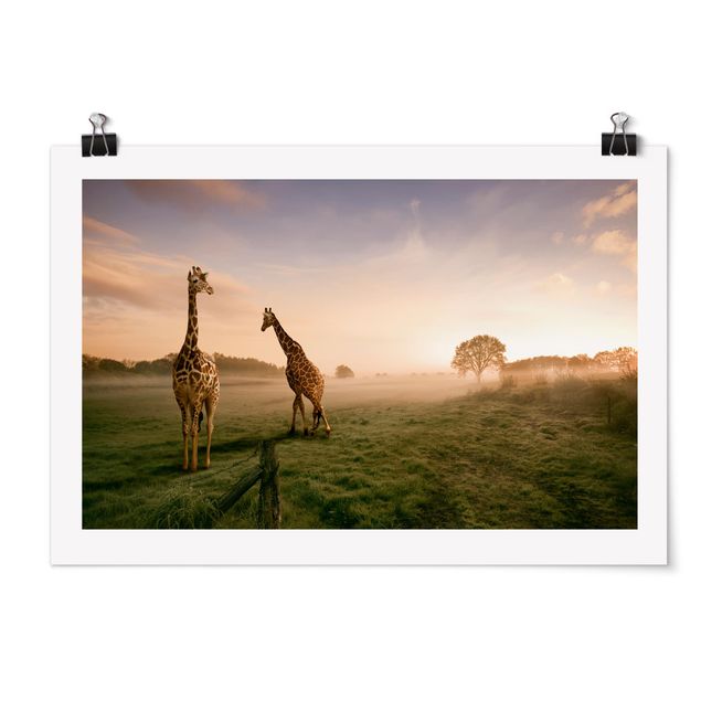 Poster - surreale Giraffe - Orizzontale 2:3