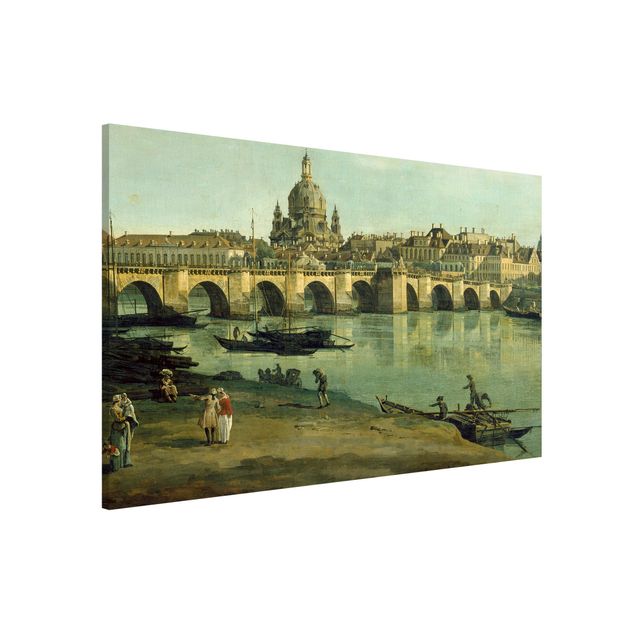 Bernardo Bellotto Bernardo Bellotto - Vista di Dresda dalla riva destra dell'Elba con il ponte di Augusto