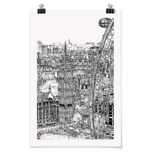 Poster - Città Studi - London Eye - Verticale 3:2