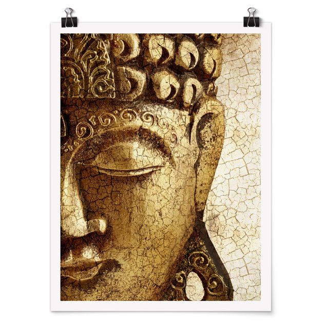 Poster - Vintage Buddha - Verticale 4:3