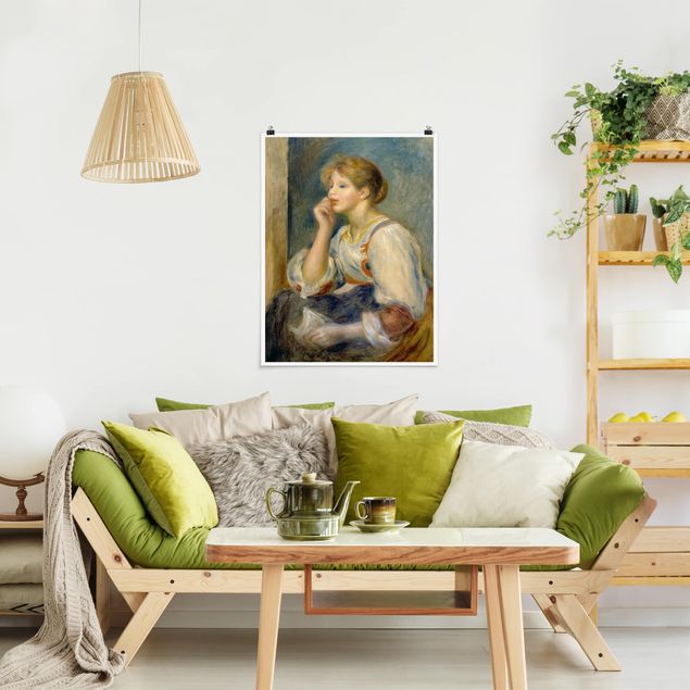Poster - Auguste Renoir - Giovane ragazza con la lettera - Verticale 4:3