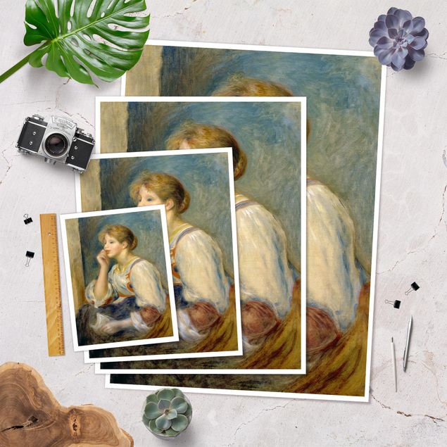 Poster - Auguste Renoir - Giovane ragazza con la lettera - Verticale 4:3