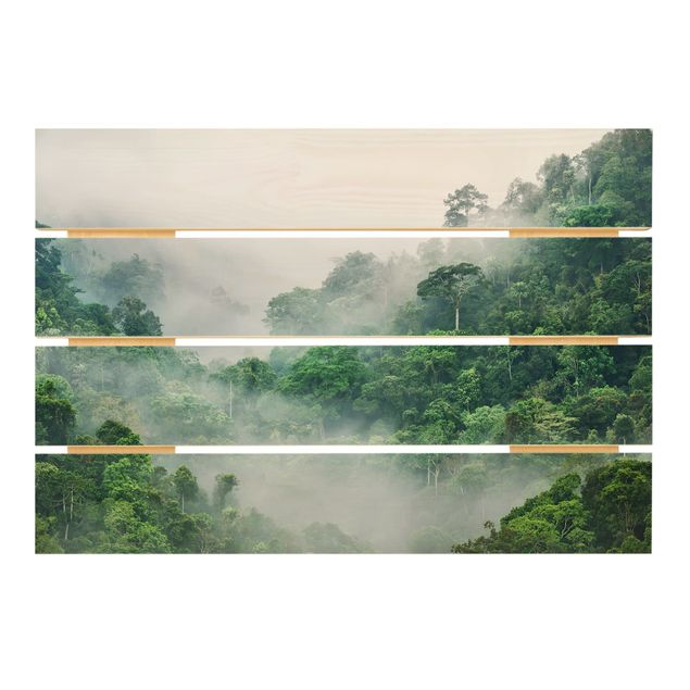 Stampa su legno - Jungle Nella Nebbia - Orizzontale 2:3