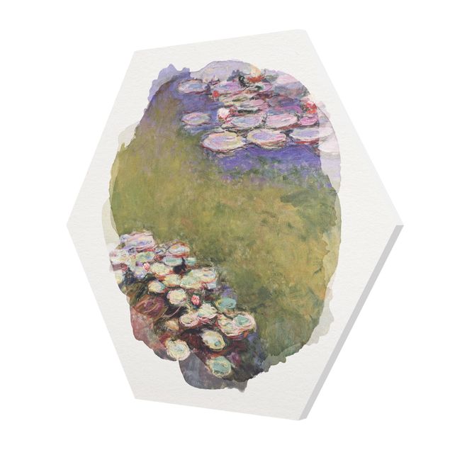 Esagono in forex - Acquarelli - Claude Monet - Ninfee
