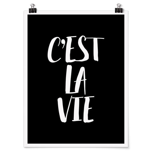 Poster - C'est la Vie - Verticale 4:3