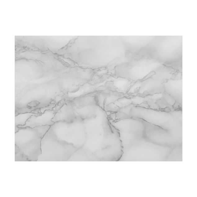 Tappeto cucina effetto marmo Marmo aspetto bianco e nero