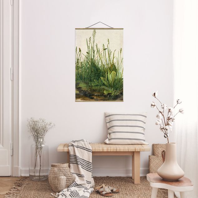 Foto su tessuto da parete con bastone - Albrecht Durer - The Great Lawn - Verticale 3:2