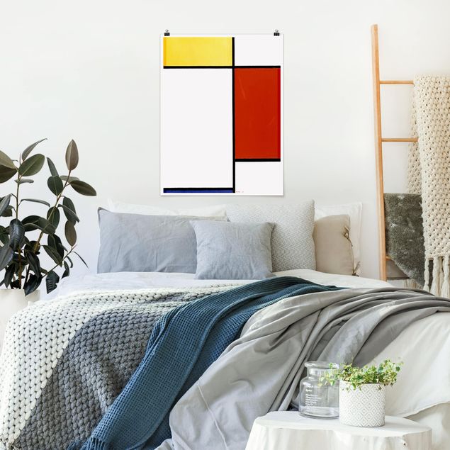 Poster - Piet Mondrian - Composizione I - Verticale 4:3