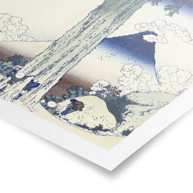 Poster - Katsushika Hokusai - Mishima Pass Kai Provincia - Orizzontale 2:3