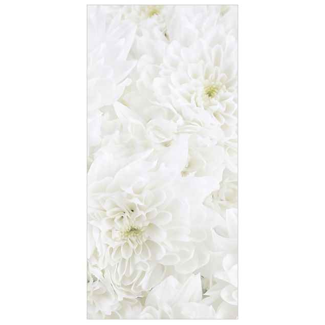 Tenda a pannello Dahlia flower sea white 250x120cm