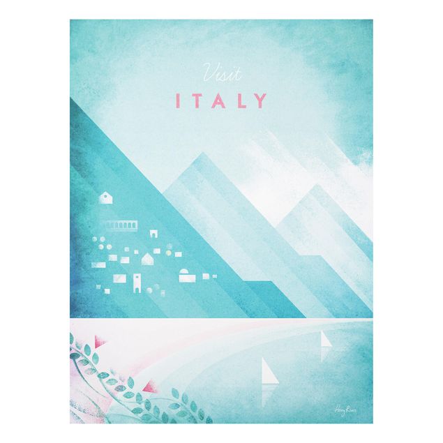 Stampa su Forex - Poster di viaggio - Italia - Verticale 4:3