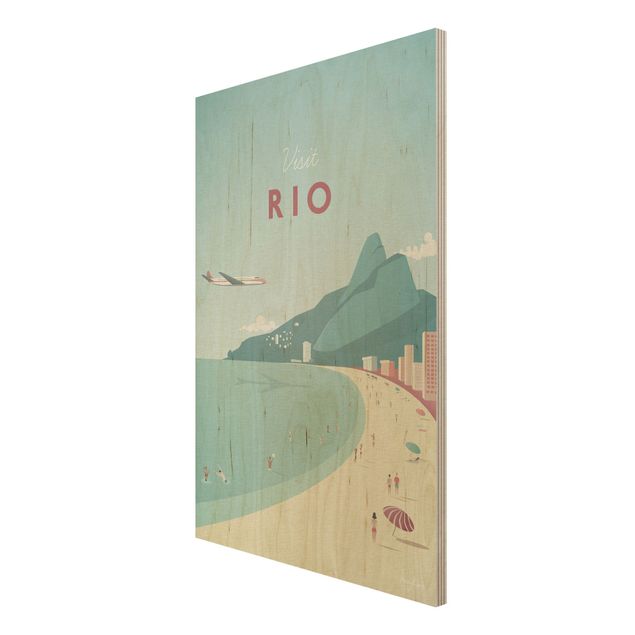 Stampa su legno - Poster Travel - Rio De Janeiro - Verticale 3:2