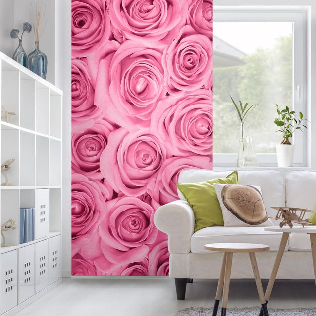 Tenda a pannello - Pink Roses - 250x120cm