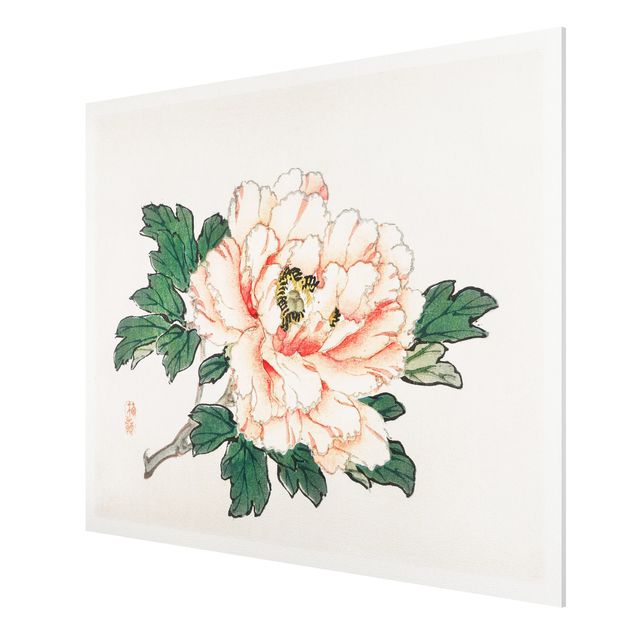 Stampa su Forex - Asian Vintage Disegno rosa crisantemo - Orizzontale 3:4