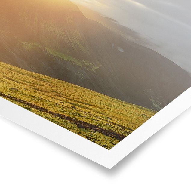 Poster - Storkonufell Islanda - Panorama formato orizzontale