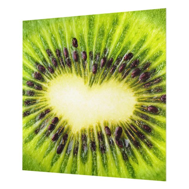 Paraschizzi in vetro - Kiwi Heart