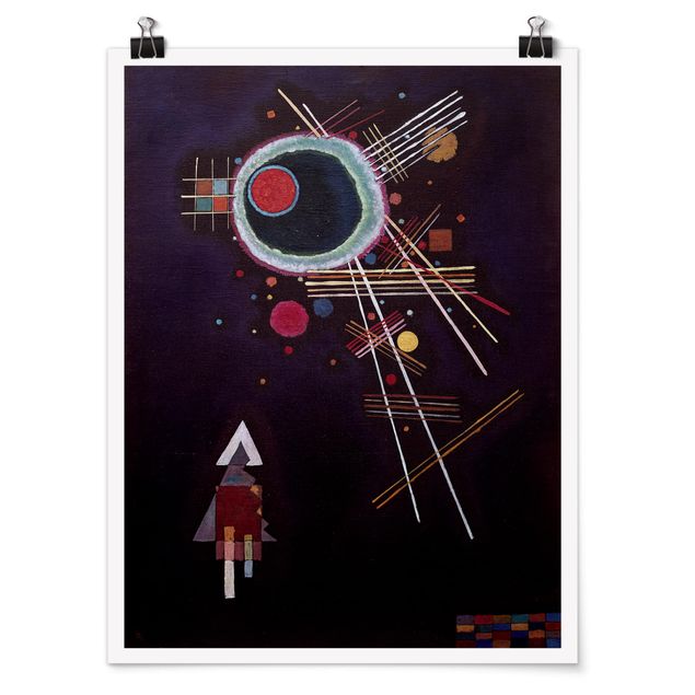 Poster - Wassily Kandinsky - linee di luce - Verticale 4:3