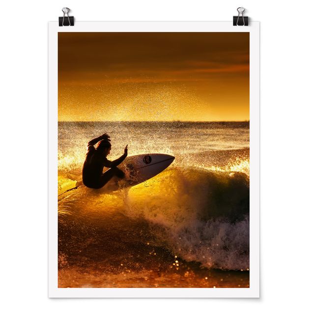 Poster - Sole, divertimento e Surf - Verticale 4:3