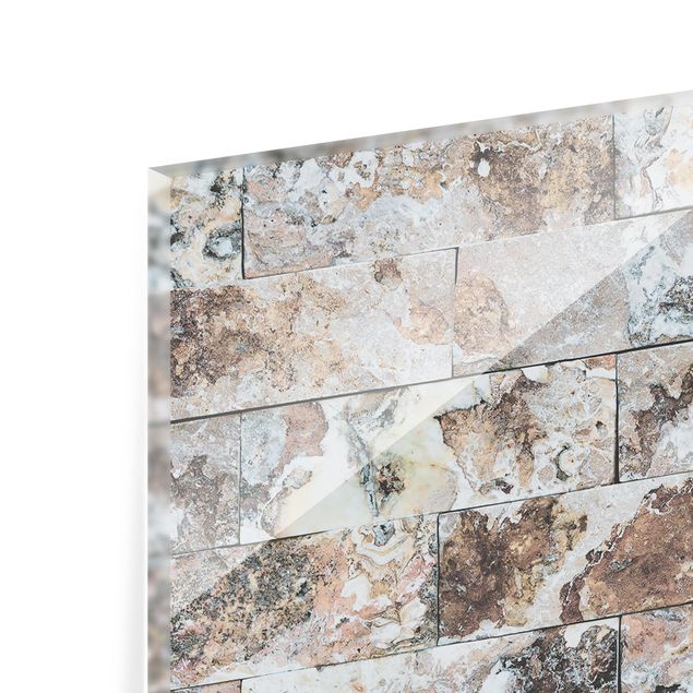 Paraschizzi in vetro - Natural Marble Stone Wall