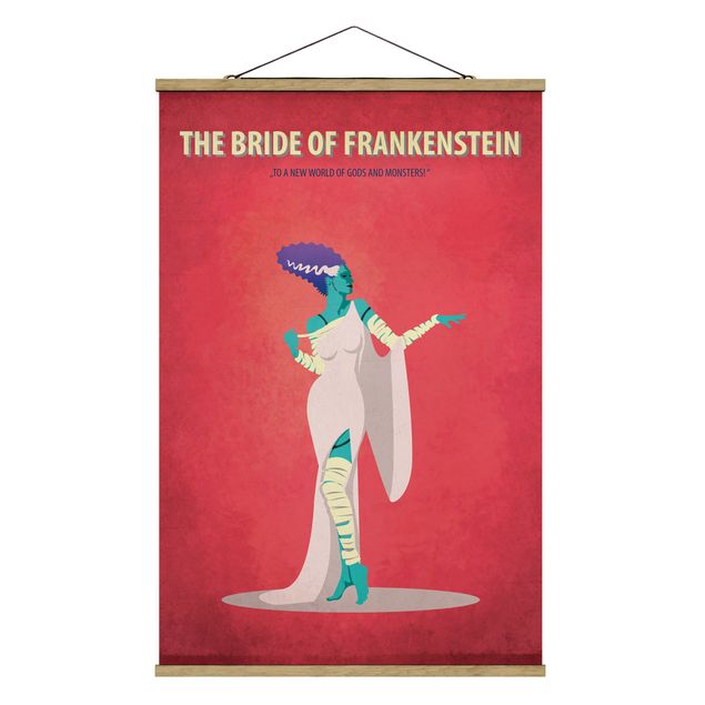 Foto su tessuto da parete con bastone - Poster del film La moglie di Frankenstein II - Verticale 3:2