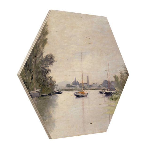 Esagono in legno - Claude Monet - Argenteuil