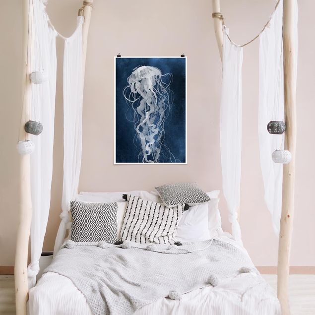 Poster illustrazioni Danza delle meduse I