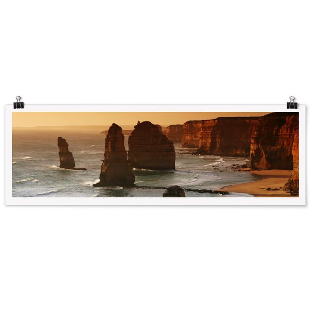 Poster - Dodici apostoli in Australia - Panorama formato orizzontale